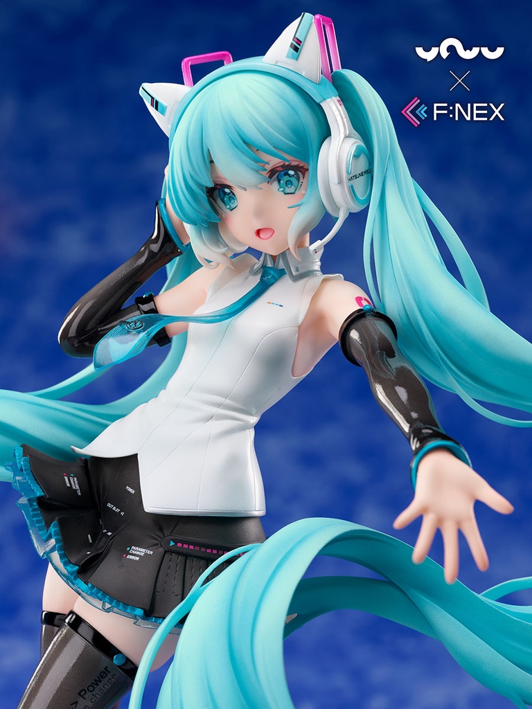YOWUxF:NEX] HATSUNE MIKU CAT EAR HEADPHONE Ver. 1/7 Scale Figure 